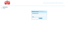 Tablet Screenshot of intranet.topcentrum.cz